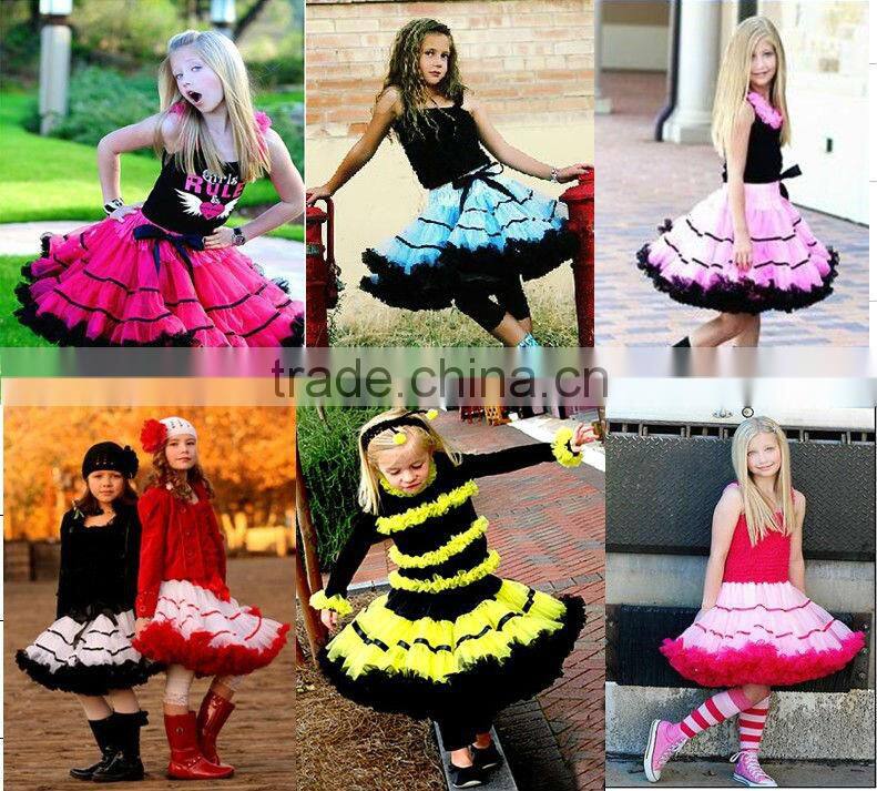 Wholesale new designs petti dress, fluffy girl petti dress