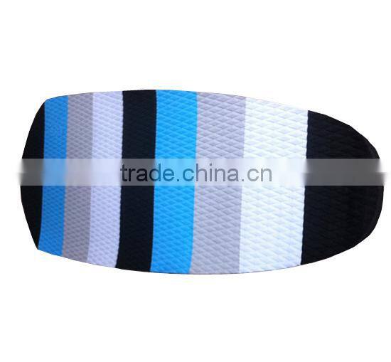 OEM EVA traction pad, 45 Degree Curved Cut EVA Surfboard Traction Pad, EVA tail pad