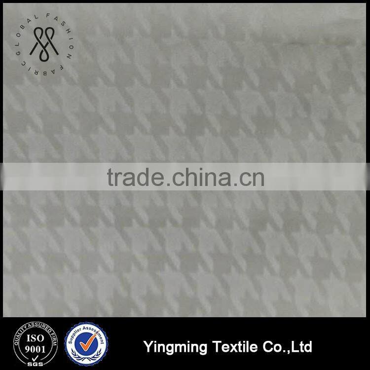 100% polyester double layer houndstooth fabric for jacket,down jacket,outdoor wear