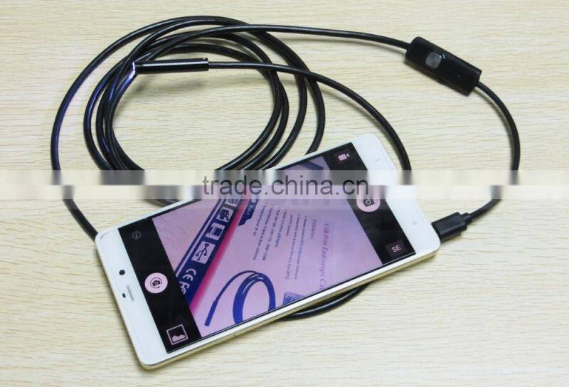 6 White LED 1 Meter to 5 Meter Micro USB Android Phone Rigid Endoscope