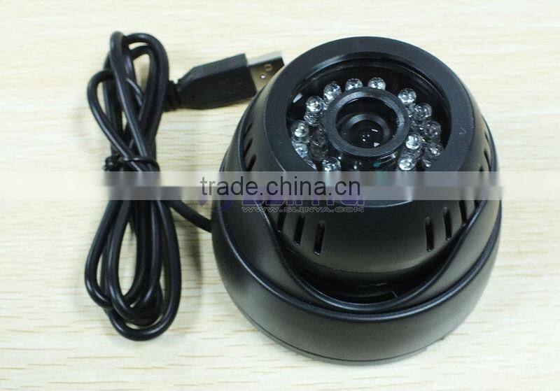 TF Card CCTV Dome Camera Surveillance Recorder DVR 24 IR LED Night Vision