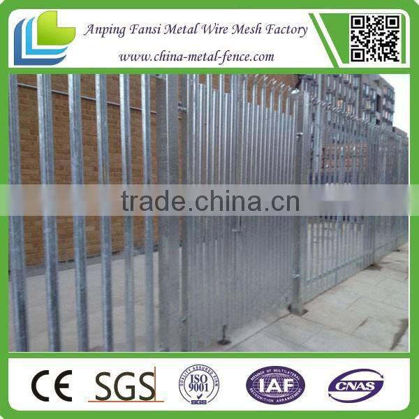 2016 hot sale W Profile and D Profile Spike Palisade Fence (Factory Price & Fast Delivery)