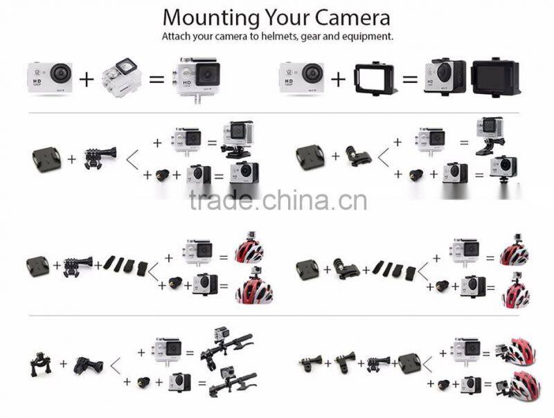 Brand New Wifi 4K Sports Camera 1920x1080P Full HD Wifi Sports Camera