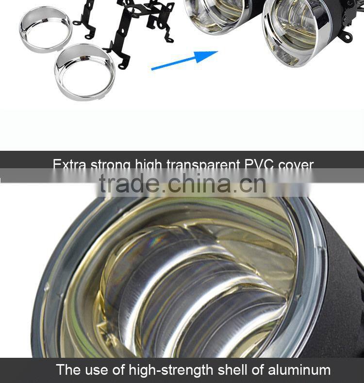 H4 p43t/p45t LED Fog Light Cover For Mitsubishi Pajero Audi