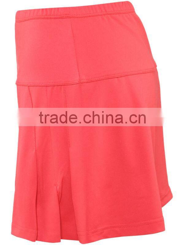 ladies fashion custom made hot sales tennis skirt