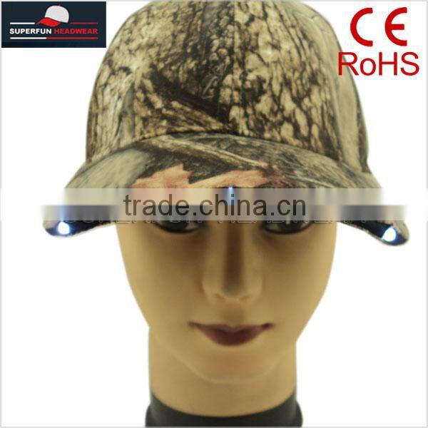hot sale fashion LED light camouflage cap