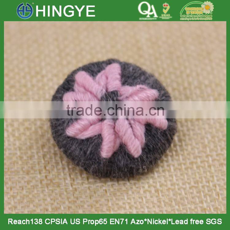 wholesale cotton thread covered button for coat 15780