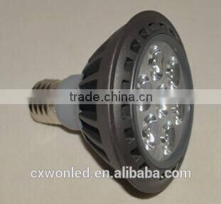 7w 2015 new hot selling led par30 e27, par30 light, par30 spotlight