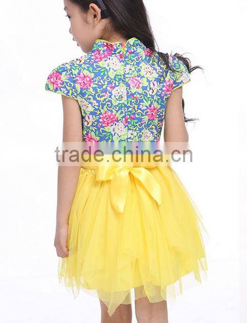 Custom design lovely children summer dress