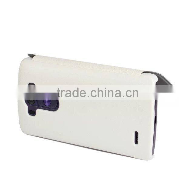Window View Slim Flip Leather Case Cover for LG G3 D855