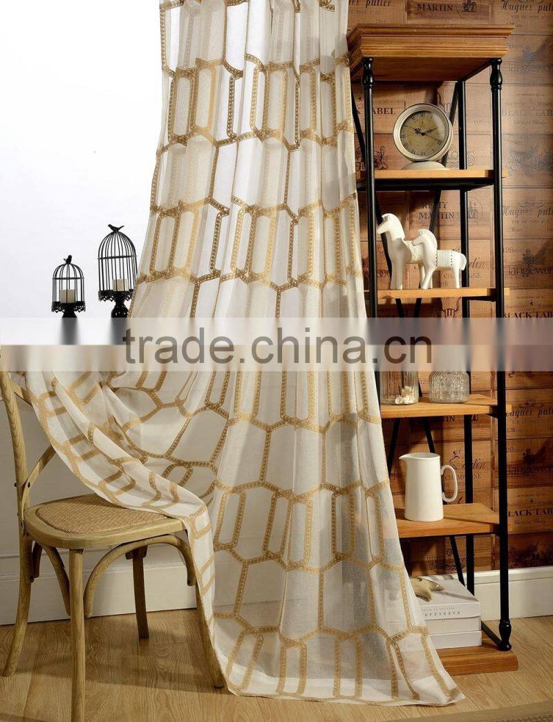 Factory Price Polyester Cotton Curtain Gauze Fabric