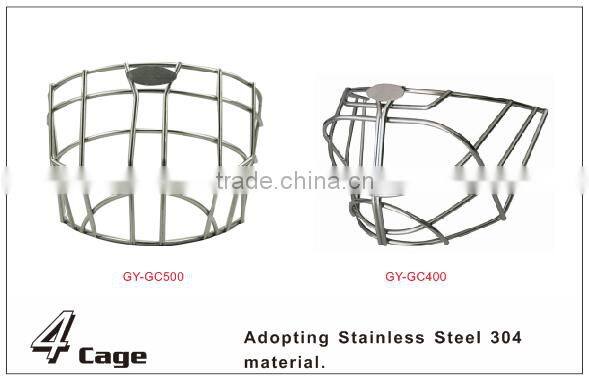 2016 innoviated ABS PE foam Field Hockey & ice hockey Goalie Helmet with good quality custom logo