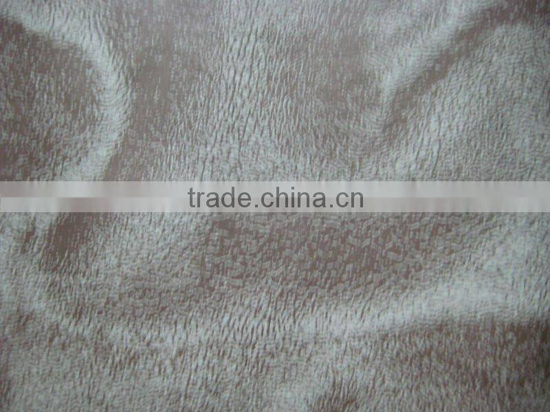 polyester micro suede animal print fabric