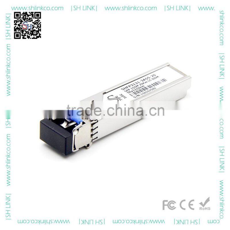 SFP-GE-LX optical module single mode duplex lc 20km 1.25G sfp transceiver
