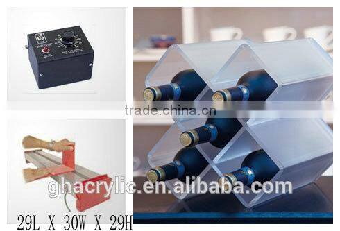 GH-RZ266 Factory direct sale OEM wine display racks,laser cutting and glue