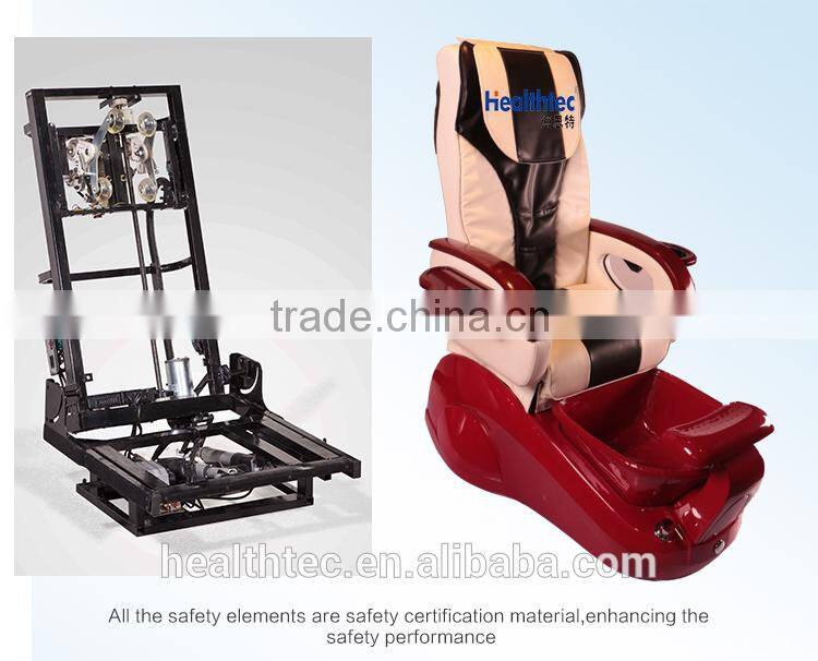 2016 European spa and salon equipment foot care chaise lounge parts