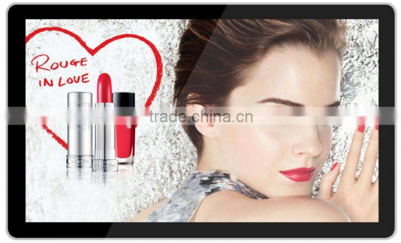 super slim wall mount LCD advertising display/advertising player/lcd display