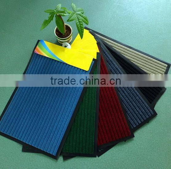 Polyester stripes carpet