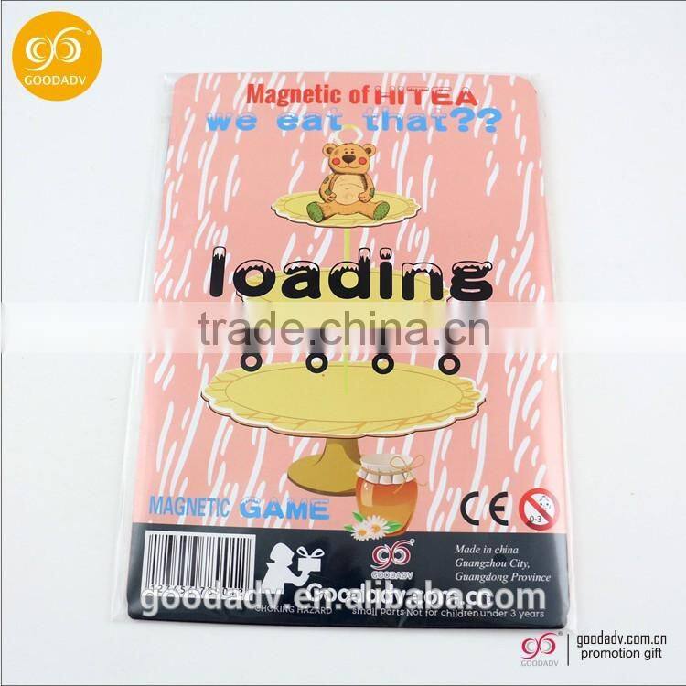 2016 new products magnetic jigsaw puzzle 27*19cm fashion girls dress up games