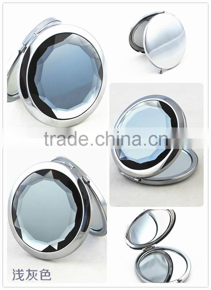 The small metal hand held mirrors wholesale small metal pocket mirror