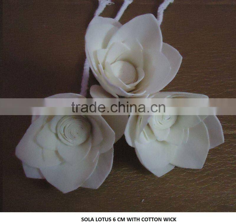 Handmade sola flower