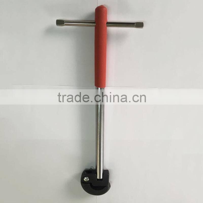 11 inch Plumber Tool Basin Wrench with sliding Bar Chrome plated