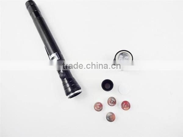 Onlystar Ce Rohs Emergency Promotional Torches Bright Handy Lamp Aluminum Work Telescopic Flexible Magnetic Pick Up Flashlight