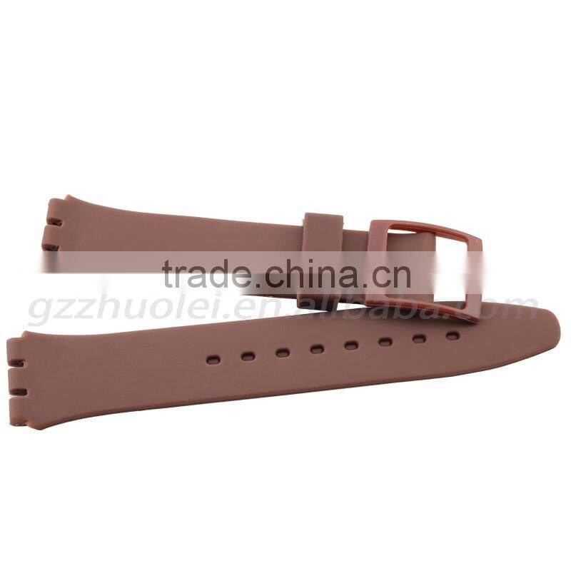 cheap multi color 17|19mm diver rubber watch strap