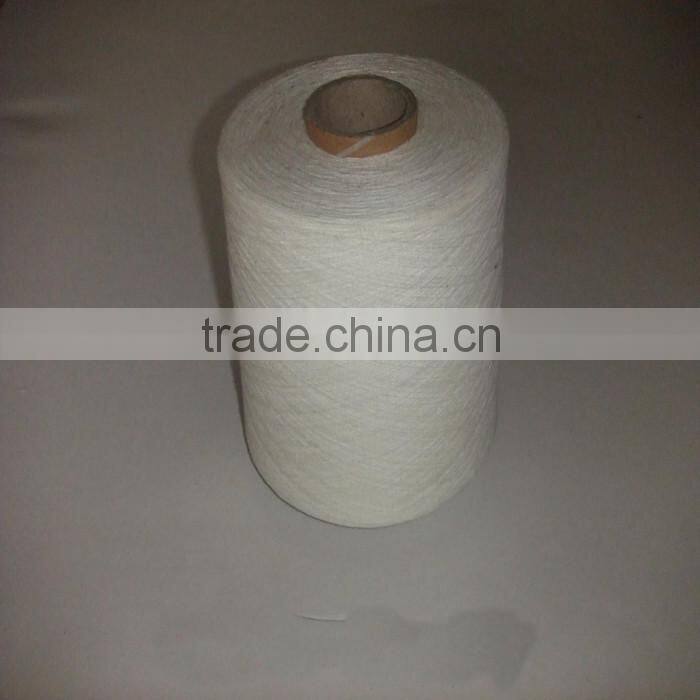 recycled cotton yarn dyed/ raw/ bleached cotton blended knitted yarn manufacturer