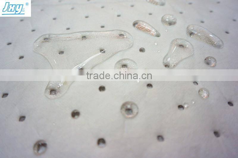 100% Polypropylene Spunbond Oil Only Heavy Weight Sorbent Pads/Dimpled&Perforated