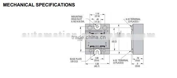 Crydom Solid-State Relay SSR Panel Mount SSR D06D60