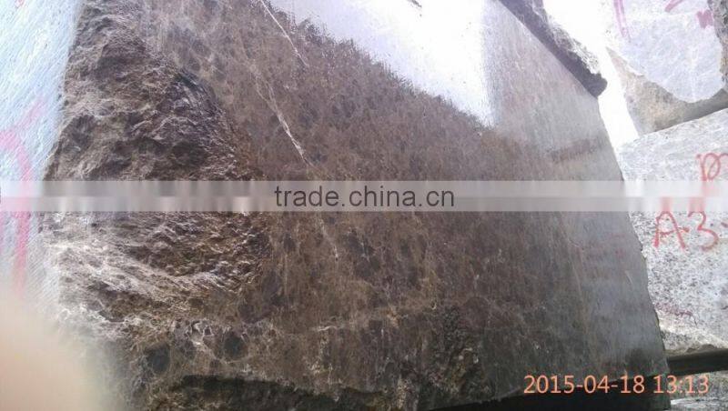 Spanish dark emperador marble slab