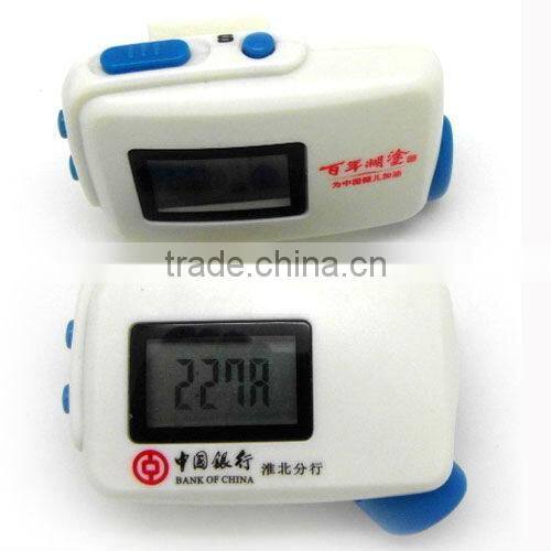 ABS Acrylic usb recharge pedometer PDM-817