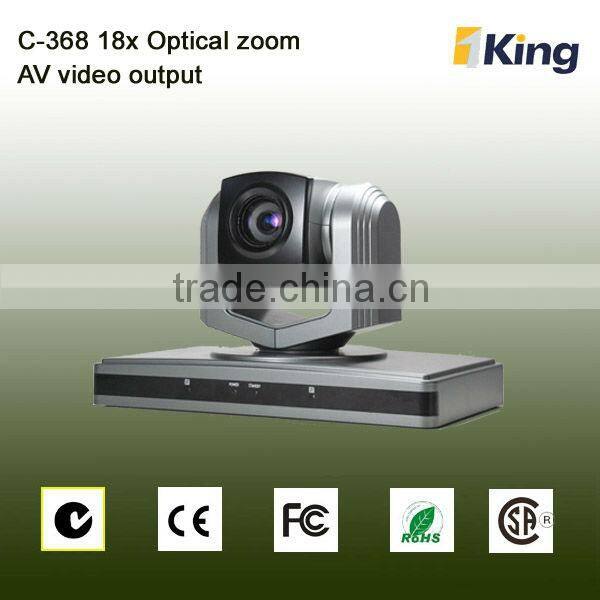 18x optical zoom 550TVL/650TVL Auto Tracking Video Conference Camera USB