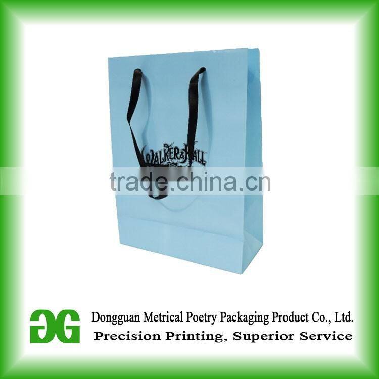 Boutique product OEM price portable custom shopping cheap kraft paper bag