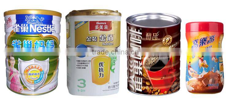 Working more stable 10g~2kg Tin Can Dry Milk Powder Protein Powder Filling Machine