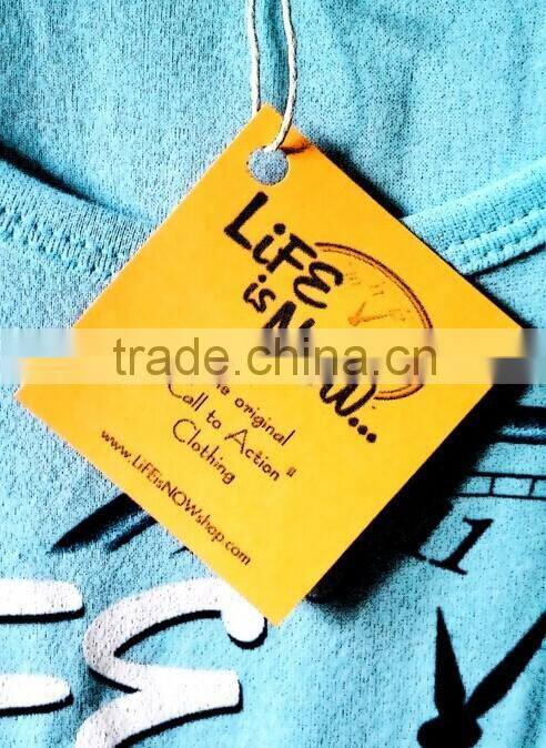 folded hole punch hang tag (M-HT091)