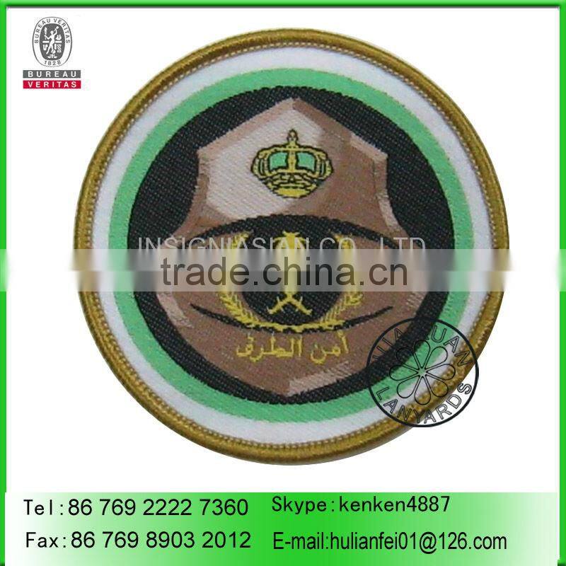Sport team wear woven patches
