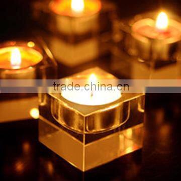 2015 beautiful decoration crystal candle holder
