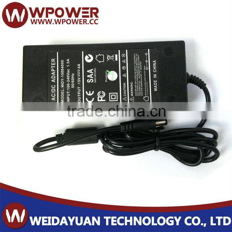 60W power adapter 15V 4A