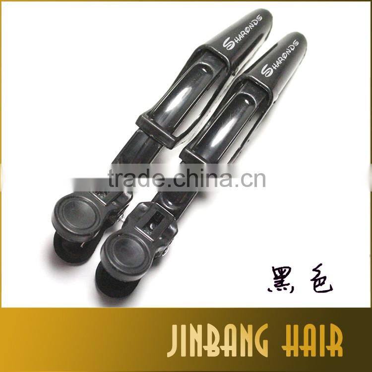 new products wholesales black salon hair dressing plastic shark crocodile sectioning hair clips