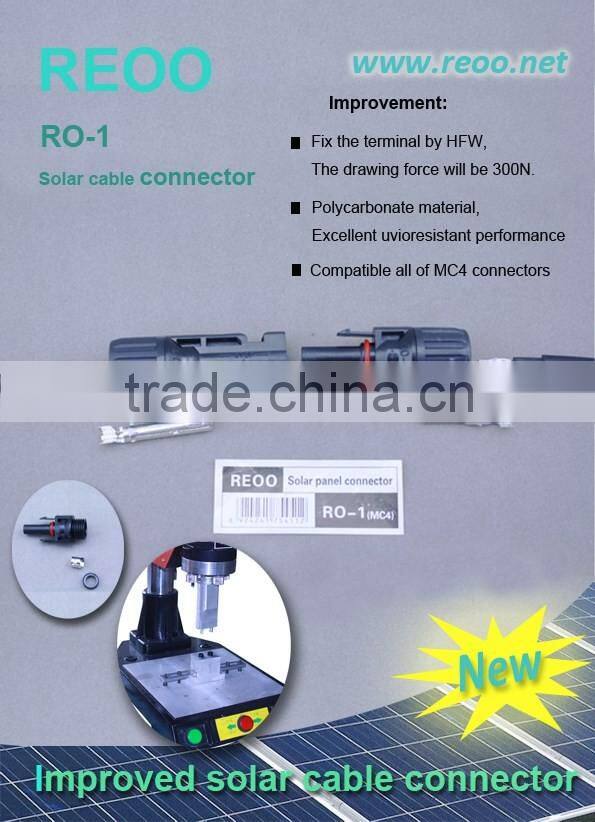 Manufacturer supply RO-1 ( MC4 compatible ) solar power mc4 connectorfor solar photovoltaic system