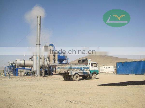 Mobile Type Mini Asphalt Mixing Plant with 25t/h Production Capacity/Water Dust Filter
