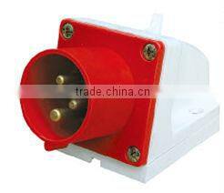 Industrial connector coupler 3P+E 380-415V~ 16A 4pin single phase IP44 214/224