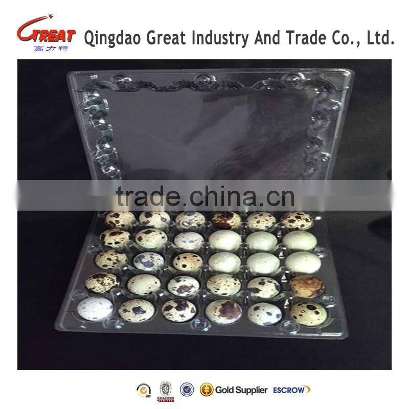 disposable plastic quail eggs tray
