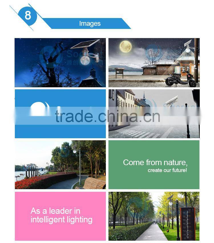 Outdoor Solar park light, solar street light, solargarden lamp, all in one, microwave sensor