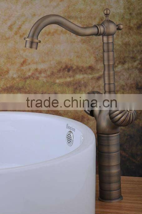 Single Handle Antique Bronze Basin Mixer Tap