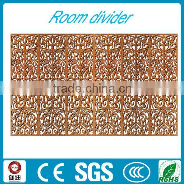 China Cheap latest decoration Laser cut wrought iron room divider/partition