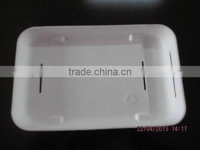 Dongguan Factory 100% Recycle Paper-moulding Molded Paper Pulp Tray,Molded Fibre Bagasse Packaging Tray