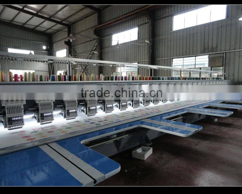flat computerized embroidery machine